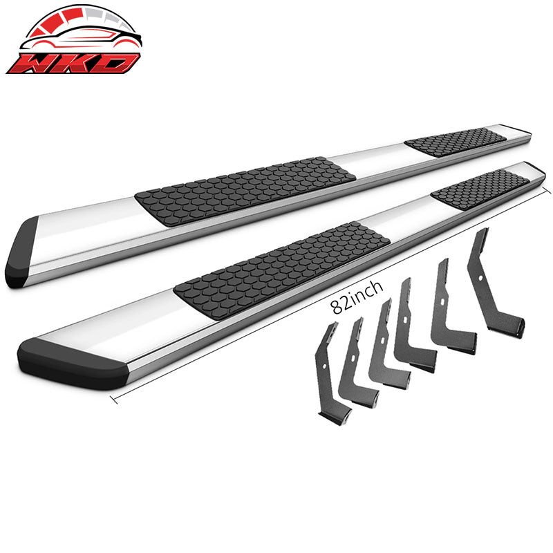 Fits 02-08 Dodge Ram Crew Cab 82inch OE Style Side Step Bar Running Board Chrome