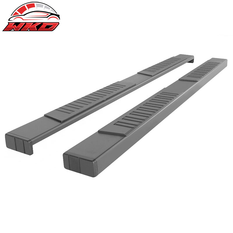 Fits 19-25 Dodge Ram 1500 Quad Cab 69" Black Side Step Nerf Bar Running Board