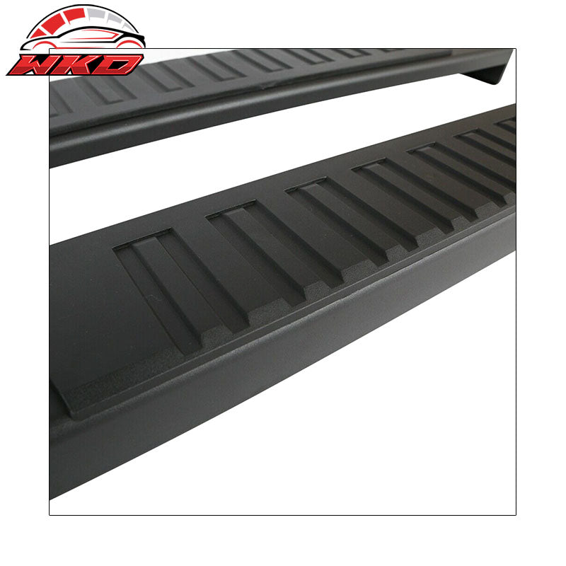 Fits 19-25 Dodge Ram 1500 Quad Cab 69" Black Side Step Nerf Bar Running Board