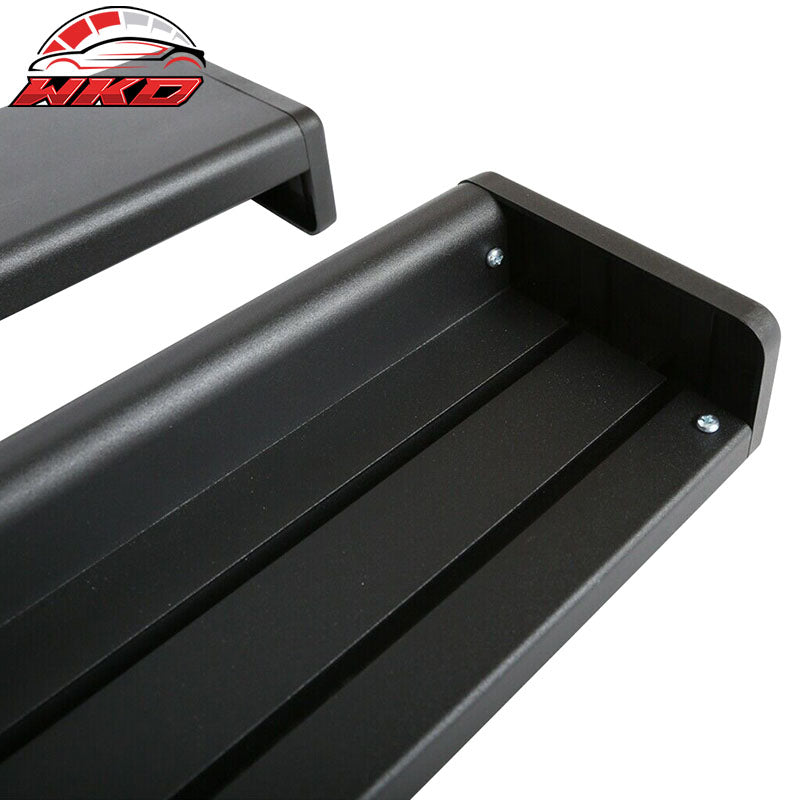 Fits 19-25 Dodge Ram 1500 Quad Cab 69" Black Side Step Nerf Bar Running Board
