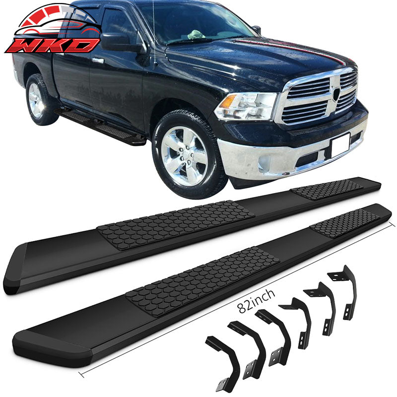 Fits 09-23 Dodge Ram Crew Cab 82inch OE Style Step Bars Running Boards Black
