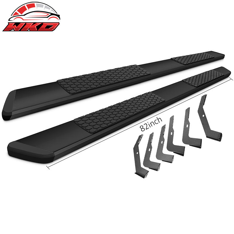 Fits 02-08 Dodge Ram Crew Cab 82inch OE Style Nerf Bars Running Boards Black
