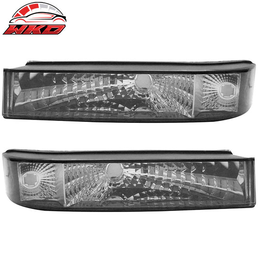 Wholesale 92-96 Ford Bronco Front Left Right Bumper Signal Parking Lights Smoke
