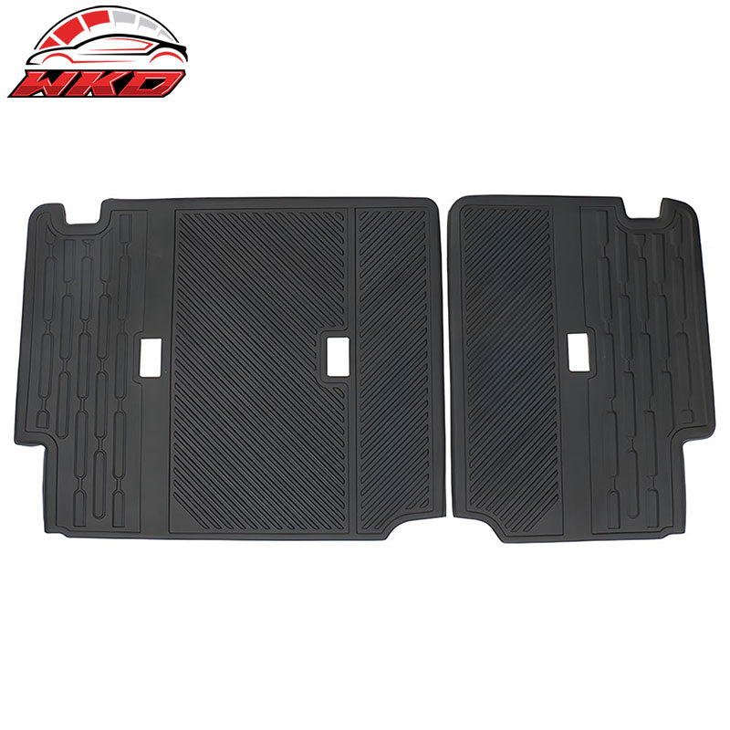 Fits 21-26 Ford Bronco 4-Door Rear Seat Protector Backrest Cover Mat Black TPE
