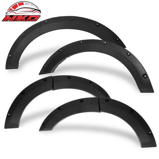 Wholesale 21-26 Ford Bronco Sport Pocket Style Fender Flares Black Textured PP 6PC - Wikond Auto