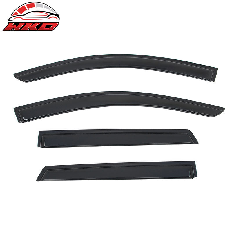 Fits 2015-2024 Ford Edge Window Visors Vent Rain Sun Guards Deflectors Tape-On