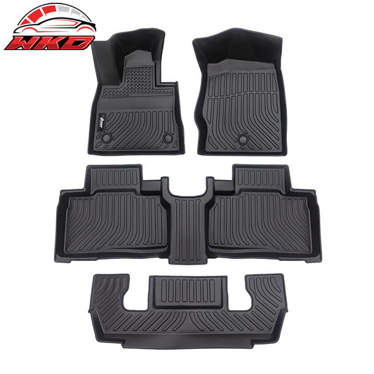Wholesale 20-21 Ford Explorer 6 Seats 3D Molded Floor Mats Heavy Duty Liner TPE 4PCS