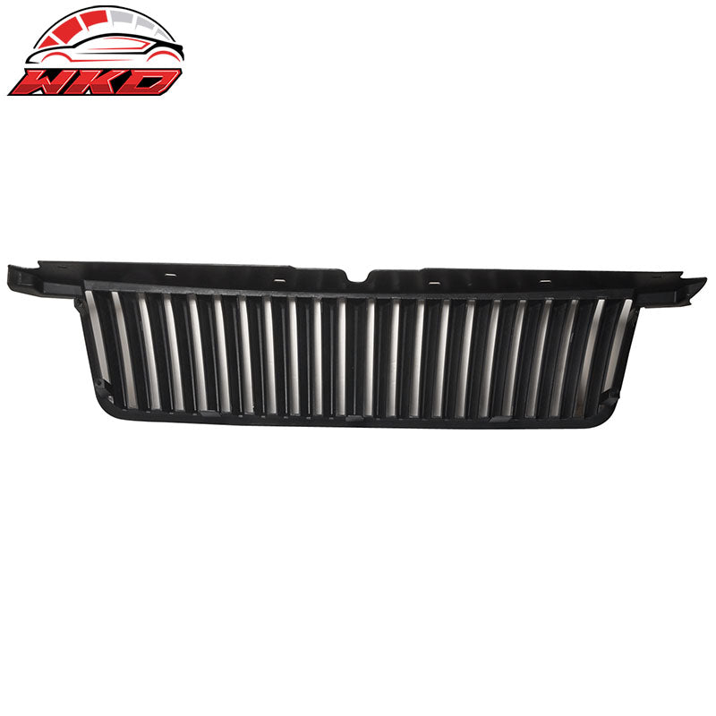 Fits 06-10 Ford Explorer Vertical Style Black Front Bumper Hood Grille Guard ABS