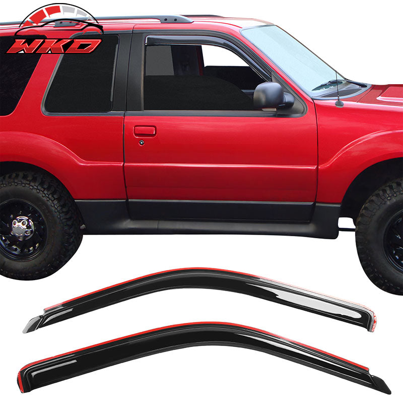 Wholesale 91-00 Ford Explorer 91-94 Mazda Navajo Window Visors Acrylic In-Channel
