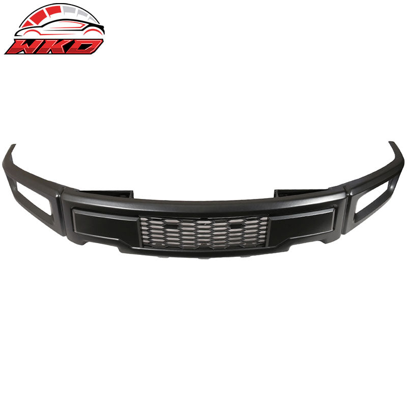 Fits 09-14 F150 New R Style Front Bumper Conversion Replacement Cover Gray