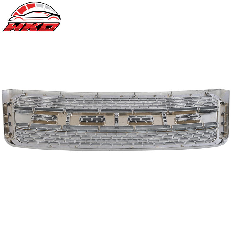 Fits 04-08 Ford F150 R Style Front Hood Bumper Grill Grille Replacement - Chrome