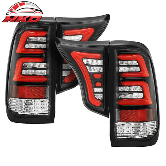 Wholesale 99-16 Ford F250 F350 F450 F550 2PCS Tail Lights Clear Lens Black Housing - Wikond Auto