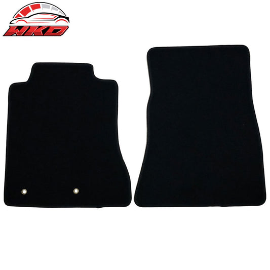 Wholesale 15-24 Ford Mustang Black Nylon Front Floor Mats Carpets 2PC