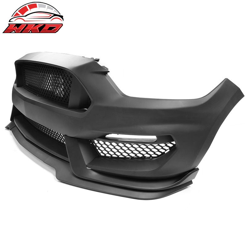 Fits 15-17 Ford Mustang GT350 Style Front Bumper Retrofit Cover Conversion PP