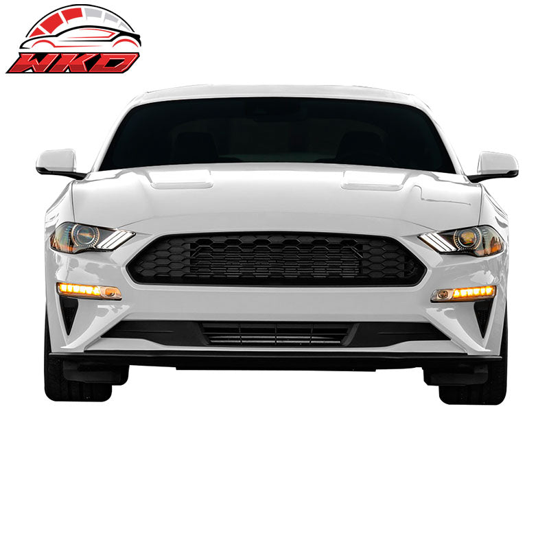 For 18-23 Ford Mustang R Spec Front Lower Bumper Grille Honeycomb Mesh ABS Grill