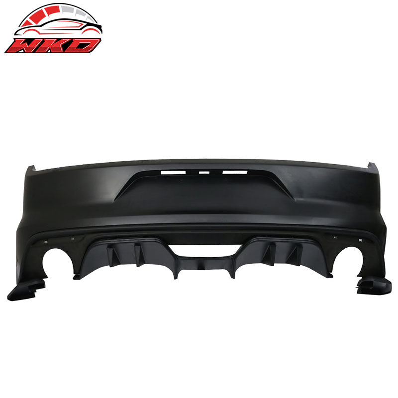 Fits 15-17 Mustang Premium Rear Bumper Conversion & R Spec 3 Pc Rear Diffuser