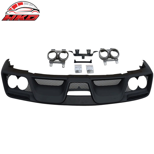 Wholesale 15-17 Mustang 2Dr GT-350 Style Rear Bumper Diffuser With Dual Exhaust Pipes