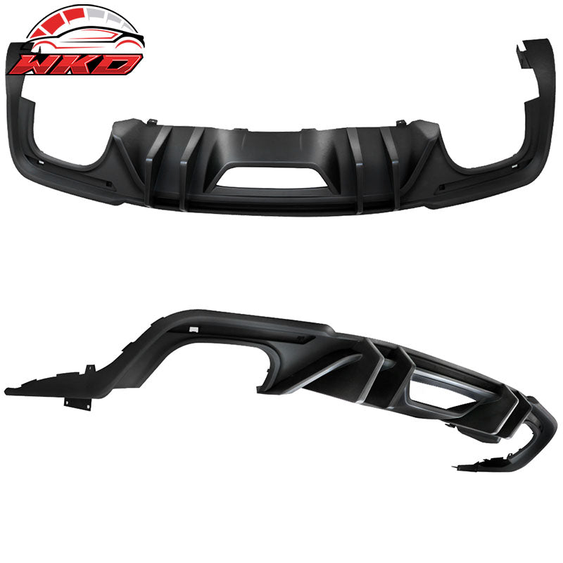 Fits 18-23 Mustang EcoBoost Rear Diffuser & Muffler Tip (Single Outlet Style)