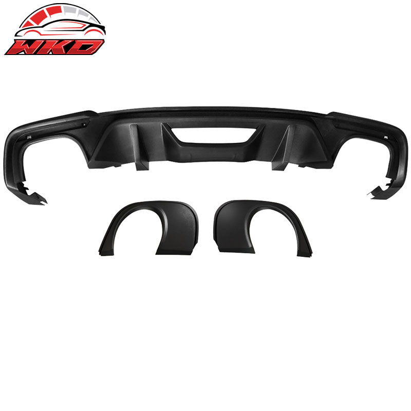 Wholesale 18-23 Mustang EcoBoost GT Rear Diffuser & Muffler Tip (Single Outlet Style)