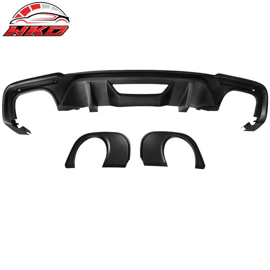 Wholesale 18-23 Mustang EcoBoost GT Rear Diffuser & Muffler Tip (Single Outlet Style)