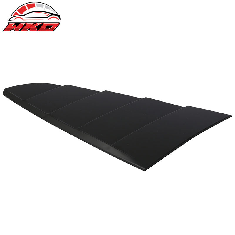 Fits 15-23 Ford Mustang CV Style Rear Window Louver with Side Quarter Scoop Vent
