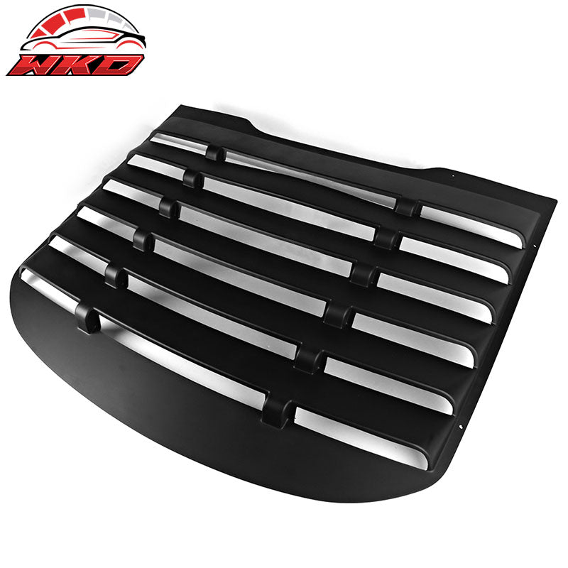 Fits 15-23 Ford Mustang V Style Rear Window Louver with Side Quarter Scoop Vent
