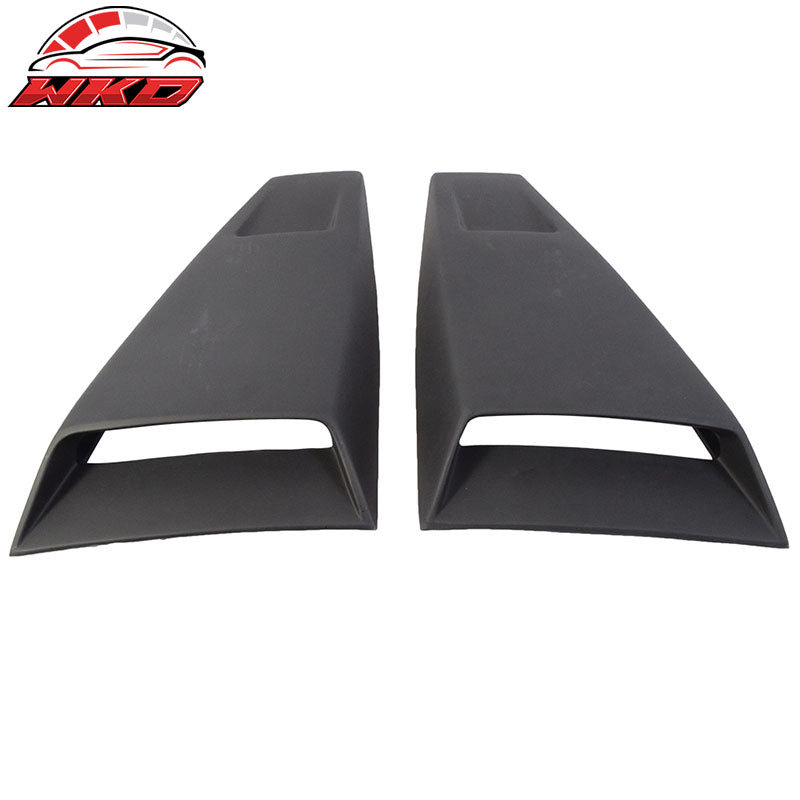 Fits 05-09 Ford Mustang Coupe Roof Spoiler + Side Fender Scoop + Window Louvers
