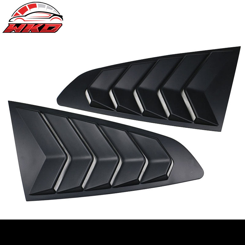 Fits 15-17 Ford Mustang IKON Style Side Window Louver & Rear Fender Scoop