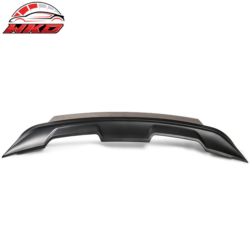 Fits 15-23 Mustang Coupe 2DR GT500 Matte Black Trunk Spoiler Wing W/ Gurney Flap