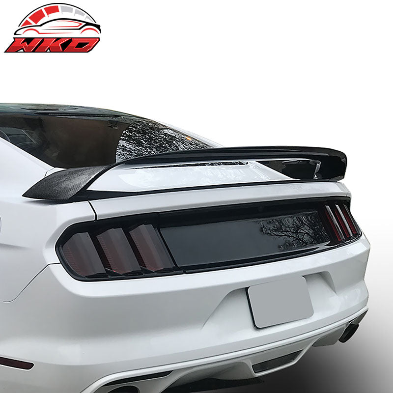 Fits 15-23 Ford Mustang GT350R Style Rear Trunk Spoiler Carbon Fiber - CF