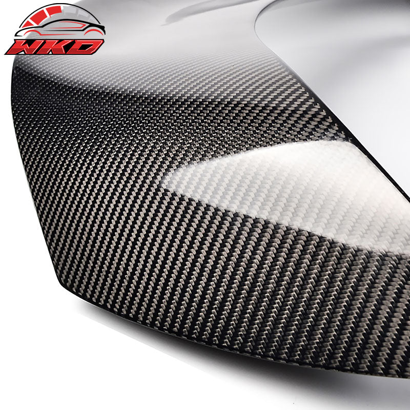Fits 15-23 Ford Mustang GT350R Style Rear Trunk Spoiler Carbon Fiber - CF