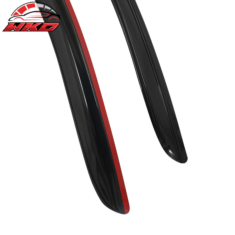 Fits 10-14 Ford Mustang Coupe Acrylic Window Visors Sun Guard Rain Deflector