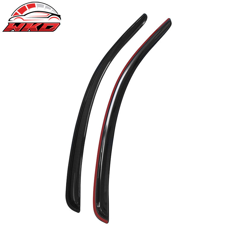 Fits 10-14 Ford Mustang Coupe Acrylic Window Visors Sun Guard Rain Deflector