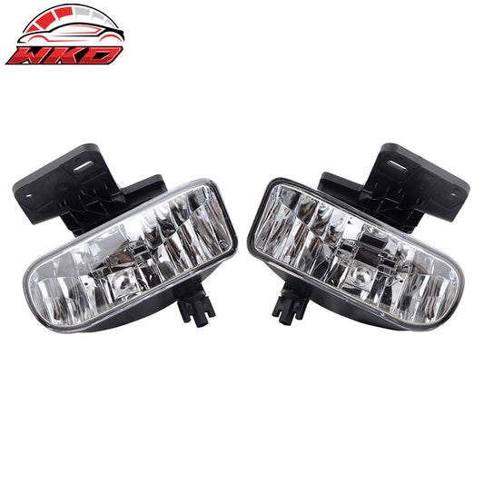 Wholesale 99-06 Sierra Yukon XL Front Bumper Clear Lens FogLight Driving Lamp +Bulbs - Wikond Auto