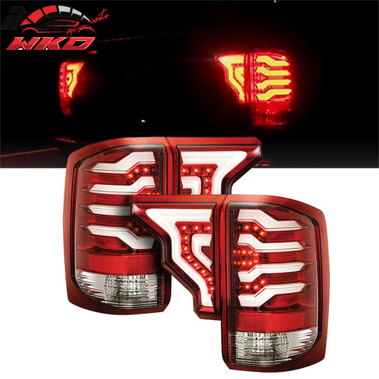 Wholesale 14-19 GMC Sierra 1500 2500 HD 3500 HD Replacement LED Red Tail Lights Lamps - Wikond Auto