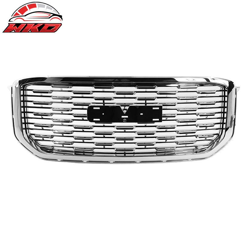 Wholesale 15-20 GMC Yukon Denali Style Front Upper Grille Replacement Chrome ABS