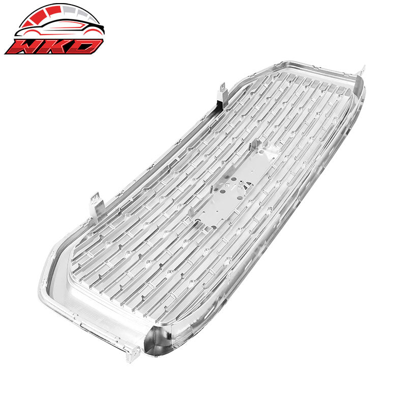 Fits 15-20 GMC Yukon Denali Style Front Upper Grille Replacement Chrome ABS