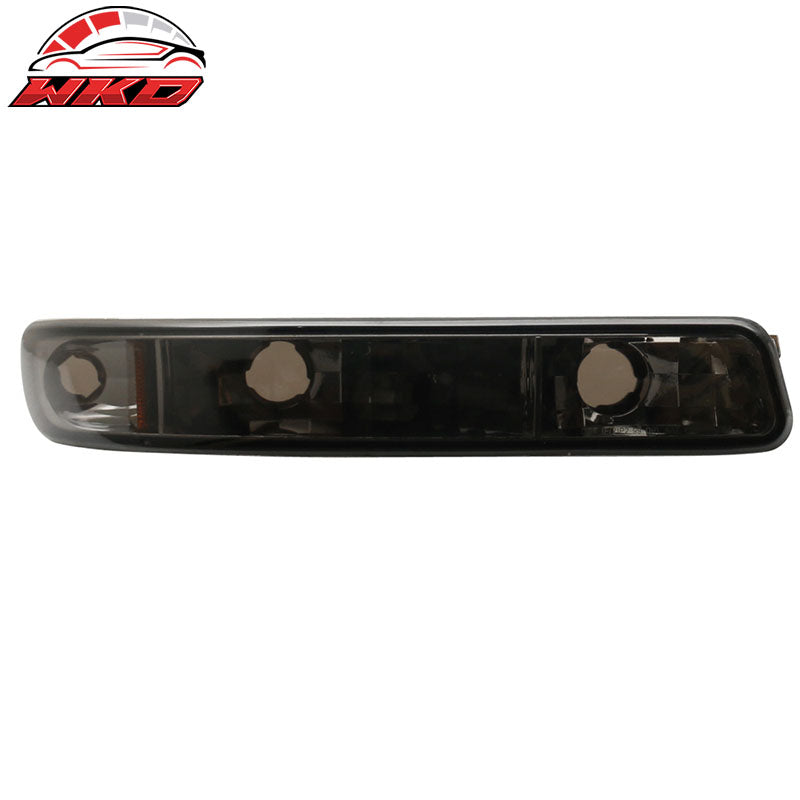 Fits 99-07 GMC Yukon LED Smoke Headlight & Bumper Lamp & Amber Reflector LH RH