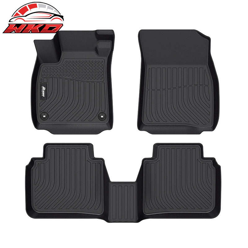 Fits 23-26 Honda Accord 3D Molded Floor Mats Carpet & Rear Trunk Cargo Liner TPE
