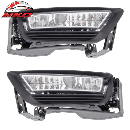 Wholesale 13-15 Accord 4Dr Sedan Clear Lens Bumper Driving Fog Lights Lamps Bulbs