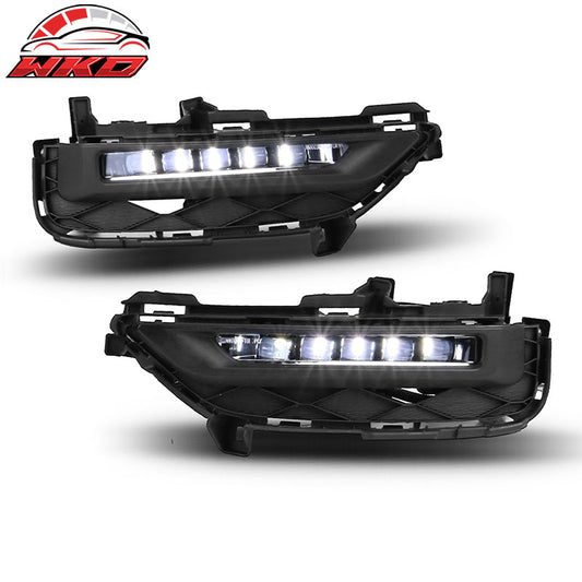 Wholesale 16-17 Honda Accord Coupe OE Full LED Bumper Fog Lights w/ Switch & Wiring