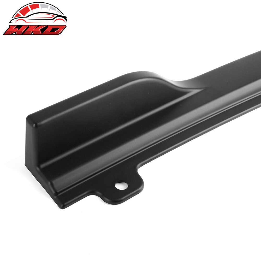 Fits 18-22 Honda Accord OE Style Rear Bumper Splitters Aprons Unpainted Black PP