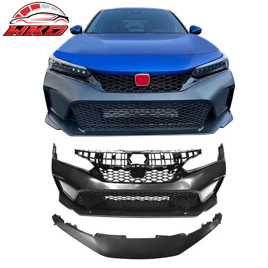 Wholesale 25-26 Civic Sedan & Hatchback Type R Style Front Bumper Conversion w/ Grille