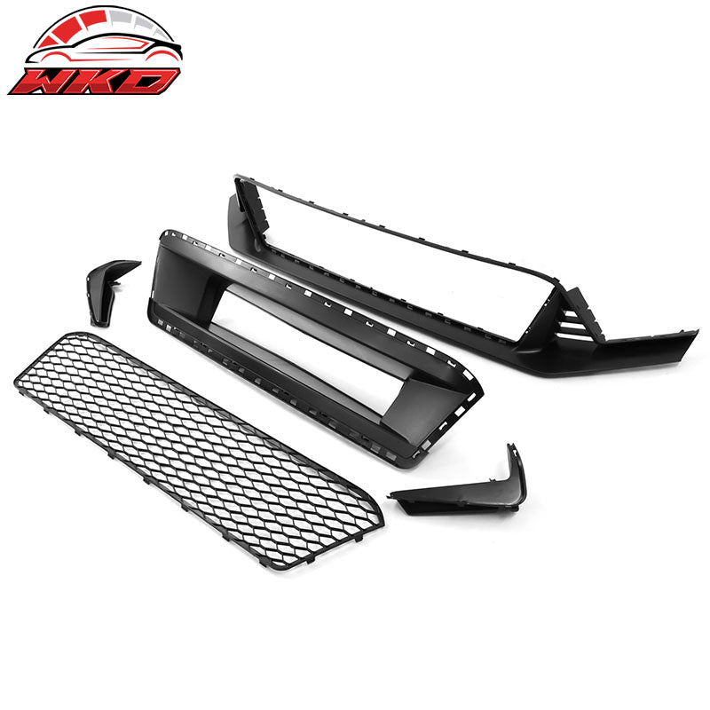 Fits 22-24 Civic Hatchback &Si Type R Style Front Bumper Cover PP + Upper Grille