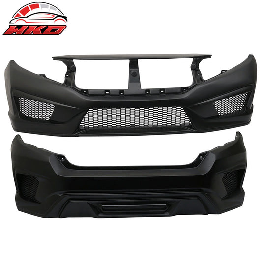 Wholesale 16-21 Civic Sedan Gen X Concept Style Front & Rear Bumper Conversion Kit PP