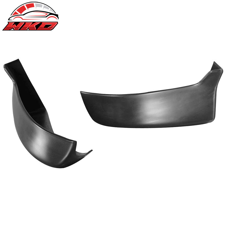 Fits 96-98 Civic 3D JUN PU Front Bumper Lip + 2PC Rear Bumper Lip Valance Spats