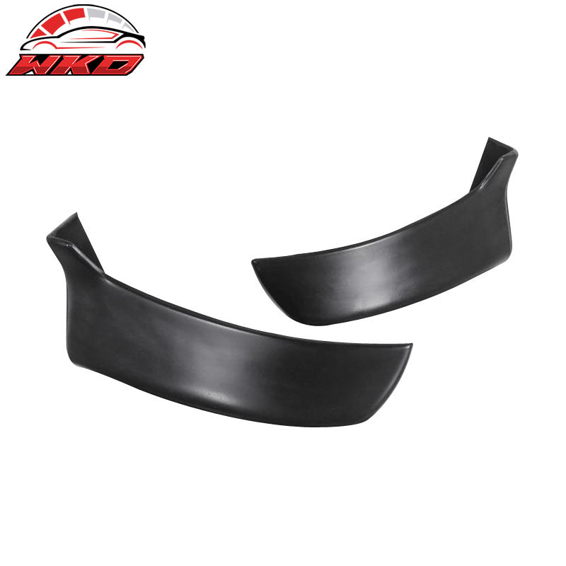 Fits 99-00 Civic EK SIR PU Front Bumper Lip + 2PC Rear Bumper Lip Valance Spats
