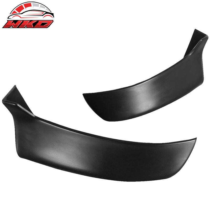 Fits 99-00 Civic EK SIR PU Front Bumper Lip + 2PC Rear Bumper Lip Valance Spats