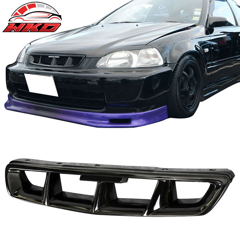 Fits 96-98 Fit JDM Front Hood Grill Unpainted Grille Civic Mugen 2Dr 3Dr 4Drr