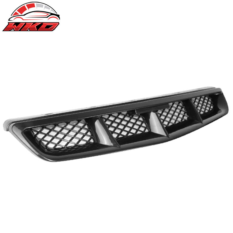 Wholesale 99-00 Honda Civic Mugen Style Unpainted Mesh ABS Front Hood Grille Grill